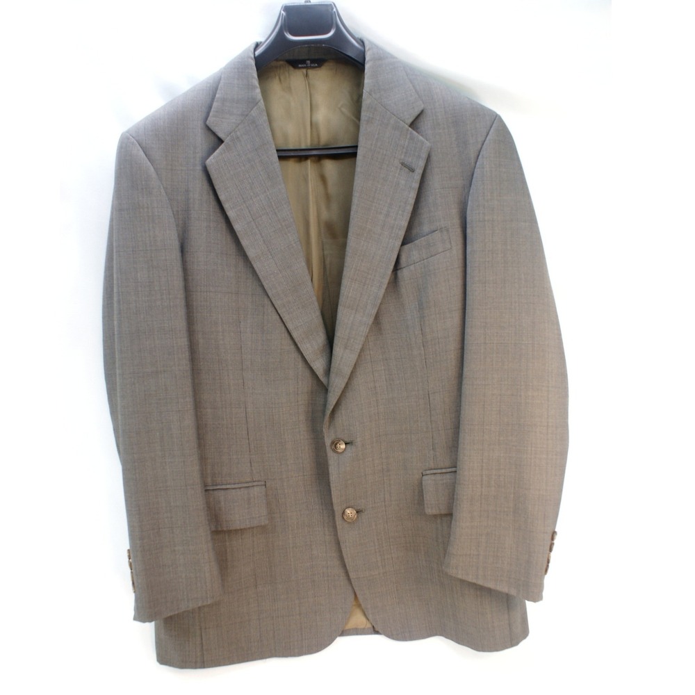 Vintage Polo University Club Ralph Lauren Glen Plaid Sport Coat 2 Button USA 42R